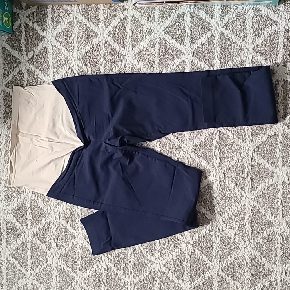 2 for $35 - Stork & Babe Women’s Maternity Blue Pants